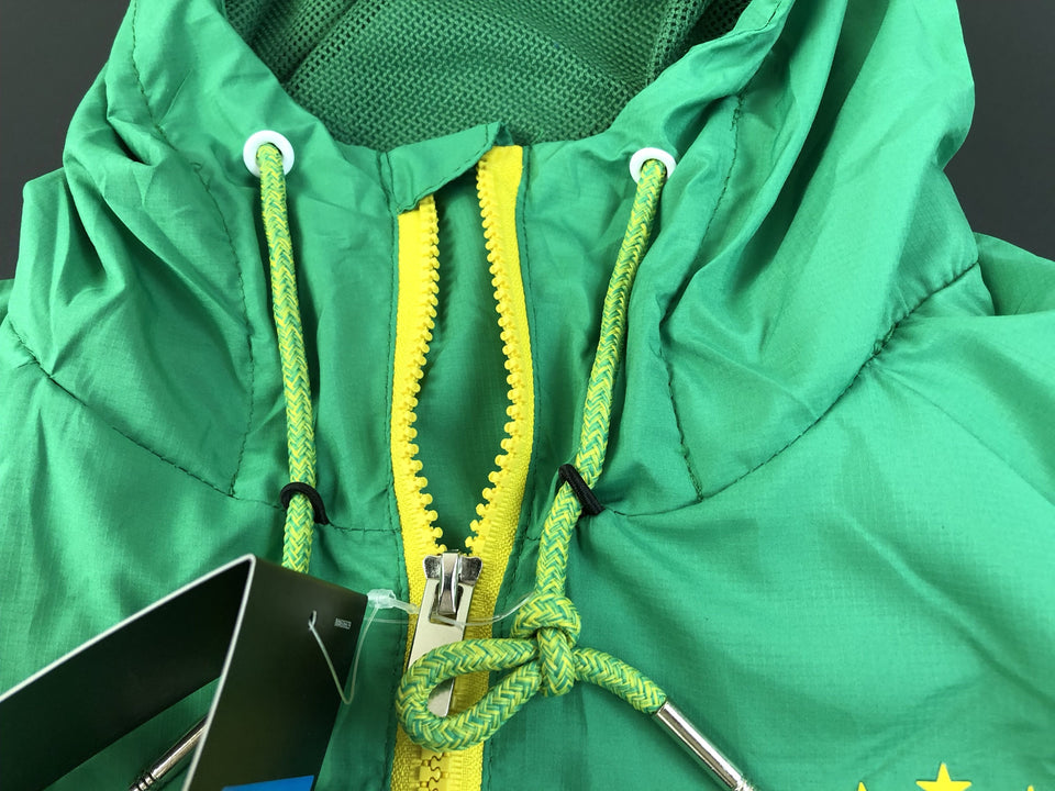 Jaqueta Corta Vento Brasil Verde/Amarelo 18-19 - MundodaCortaVento