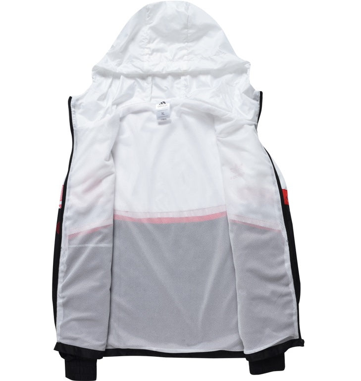 Jaqueta Corta Vento Adidas Branca - MundodaCortaVento