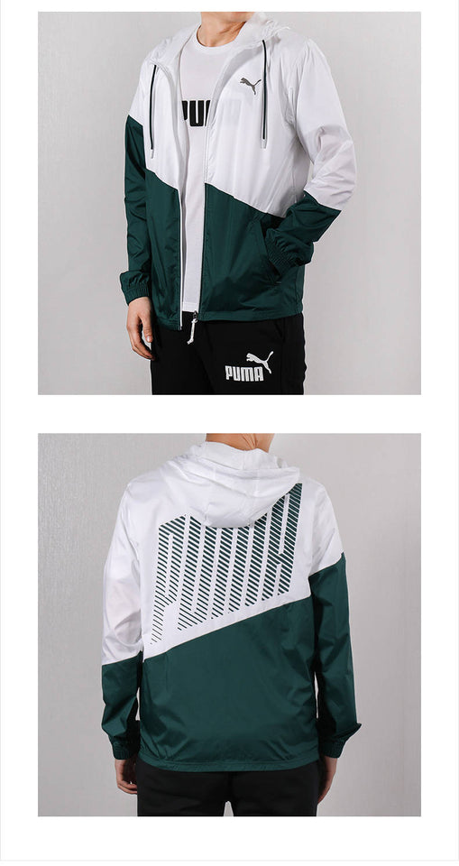 Jaqueta Corta Vento Puma Preto/Branco - MundodaCortaVento