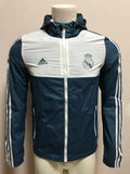 Jaqueta Corta Vento Real Madrid Branco/Verde 18-19 - MundodaCortaVento