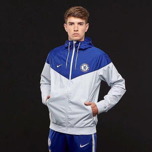 Jaqueta Corta Vento Chelsea Branco/Azul 18-19 - MundodaCortaVento