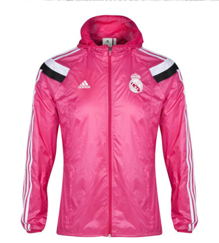 Jaqueta Hino Real Madrid Rosa 14-15 - MundodaCortaVento