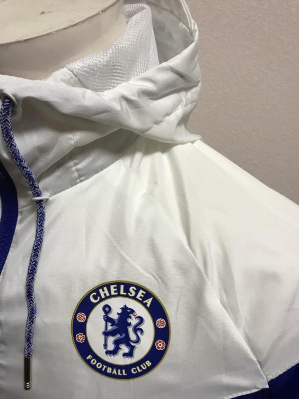 Jaqueta Corta Vento Chelsea Branco/Azul 18-19 - MundodaCortaVento