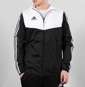 Jaqueta Corta Vento Adidas Preto/Branco - MundodaCortaVento
