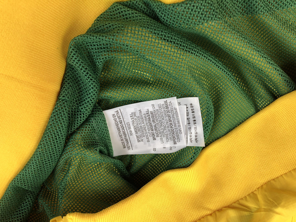Jaqueta Corta Vento Brasil Verde/Amarelo 18-19 - MundodaCortaVento
