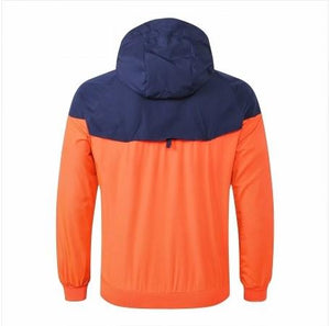 Jaqueta Corta Vento Barcelona Preto/Laranja 18-19 - MundodaCortaVento
