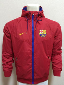 Jaqueta Corta Vento Barcelona Vermelho 18-19 - MundodaCortaVento
