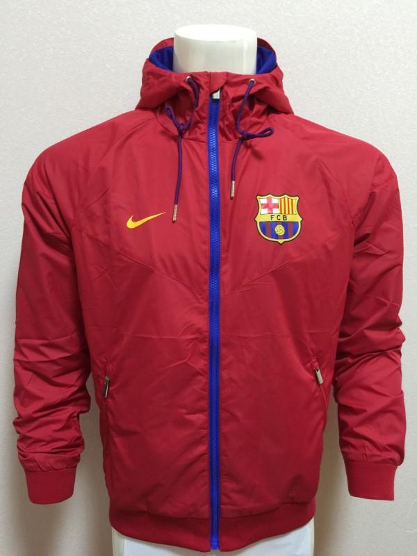 Jaqueta Corta Vento Barcelona Vermelho 18-19 - MundodaCortaVento