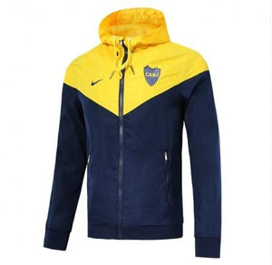 Jaqueta Corta Vento Barcelona Boca Juniors Preto/Amarelo 18-19 - MundodaCortaVento