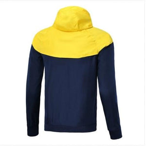 Jaqueta Corta Vento Barcelona Boca Juniors Preto/Amarelo 18-19 - MundodaCortaVento