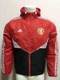 Jaqueta Corta Vento Manchester United Preto/Vermelho 16-17 - MundodaCortaVento