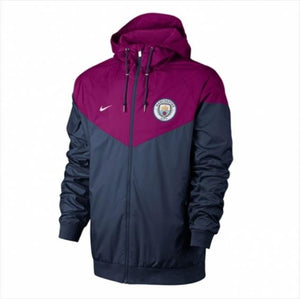 Jaqueta Corta Vento Manchester City Rosa/Preto 18-19 - MundodaCortaVento