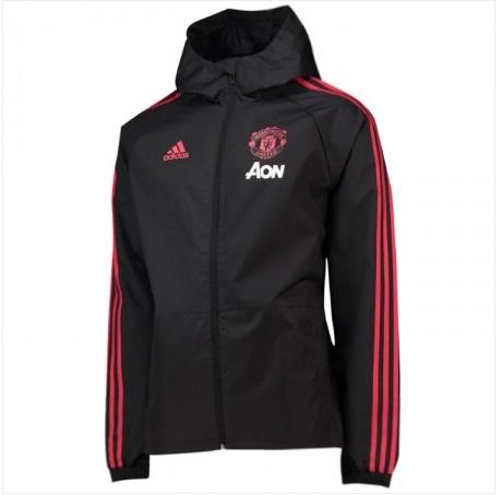 Jaqueta Corta Vento Manchester United Preto 18-19 - MundodaCortaVento