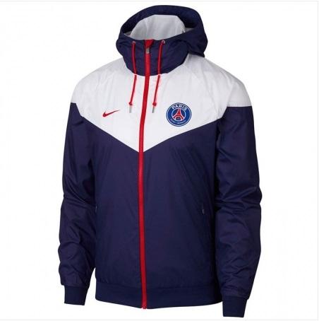 Jaqueta Corta Vento Psg Branco/Azul 18-19 - MundodaCortaVento