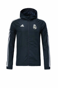 Jaqueta Corta Vento Real Madrid Preto 18-19 - MundodaCortaVento