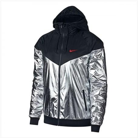 Jaqueta Nike Cinza/Preto 18-19 - MundodaCortaVento