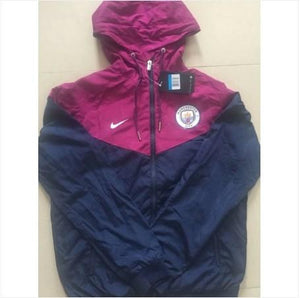 Jaqueta Corta Vento Manchester City Rosa/Preto 18-19 - MundodaCortaVento