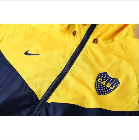 Jaqueta Corta Vento Barcelona Boca Juniors Preto/Amarelo 18-19 - MundodaCortaVento