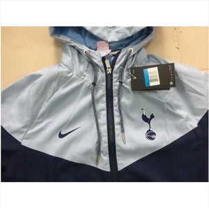 Jaqueta Corta Vento Tottenham Azul/Preto 18-19 - MundodaCortaVento