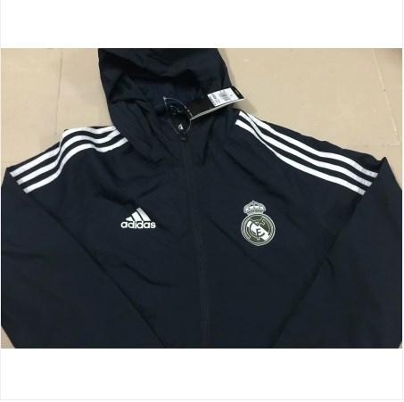 Jaqueta Corta Vento Real Madrid Preto 18-19 - MundodaCortaVento