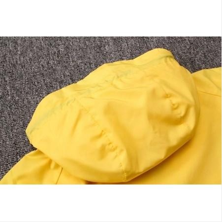 Jaqueta Corta Vento Brasil Preto/Amarelo 18-19 - MundodaCortaVento