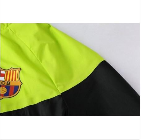 Jaqueta Corta Vento Barcelona Verde/Preto 18-19 - MundodaCortaVento
