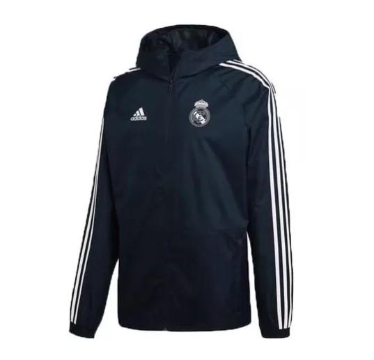 Jaqueta Corta Vento Real Madrid Preto 18-19 - MundodaCortaVento