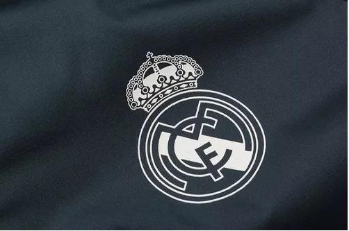 Jaqueta Corta Vento Real Madrid Preto 18-19 - MundodaCortaVento