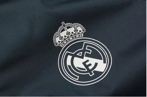Jaqueta Hino Real Madrid Preto 18-19 - MundodaCortaVento