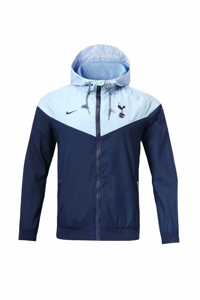 Jaqueta Corta Vento Tottenham Azul/Preto 18-19 - MundodaCortaVento