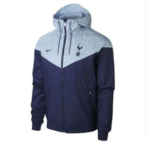 Jaqueta Corta Vento Tottenham Azul/Preto 18-19 - MundodaCortaVento