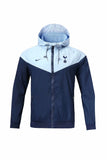 Jaqueta Corta Vento Tottenham Azul/Preto 18-19 - MundodaCortaVento