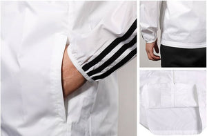 Cópia de Jaqueta Corta Vento Adidas Preto/Branco - MundodaCortaVento