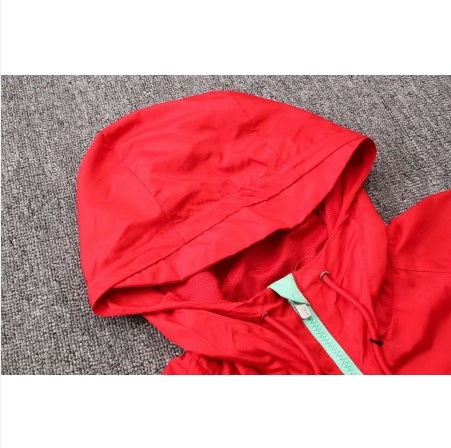 Jaqueta Corta Vento Portugal Vermelho/Verde 18-19 - MundodaCortaVento