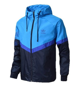 Jaqueta Corta Vento Adidas Originals Azul/Preto - MundodaCortaVento