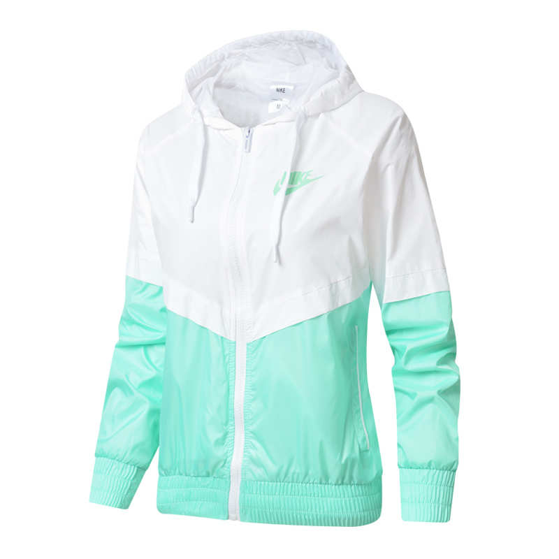 Jaqueta Corta Vento Nike Feminina Branco/Verde - MundodaCortaVento