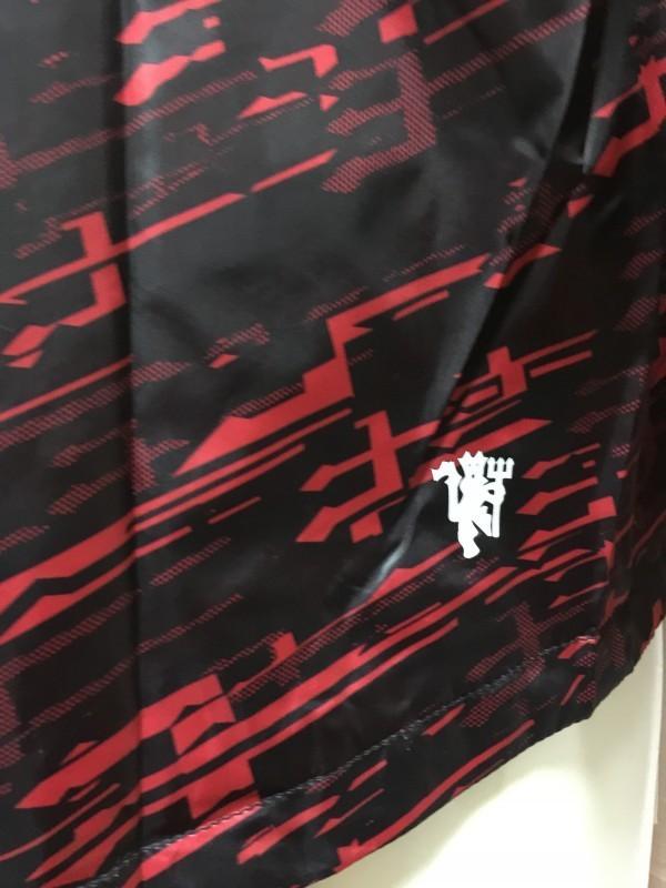 Jaqueta Corta Vento Manchester United Preto/Vermelho 17-18 - MundodaCortaVento