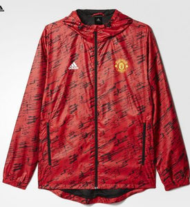 Jaqueta Corta Vento Manchester United Vermelho 17-18 - MundodaCortaVento